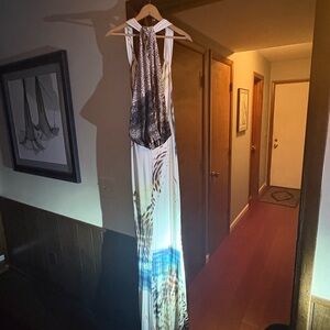 Jovani Cream Evening Gown